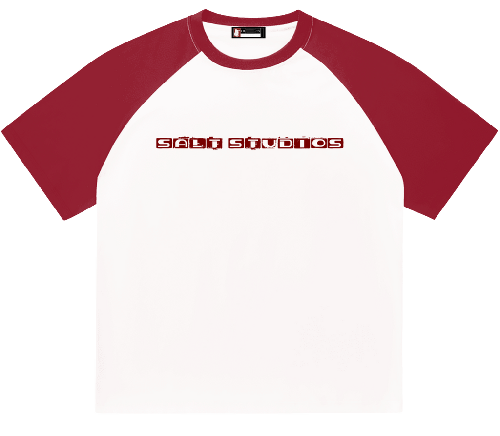RED RAGLAN T SHIRT
