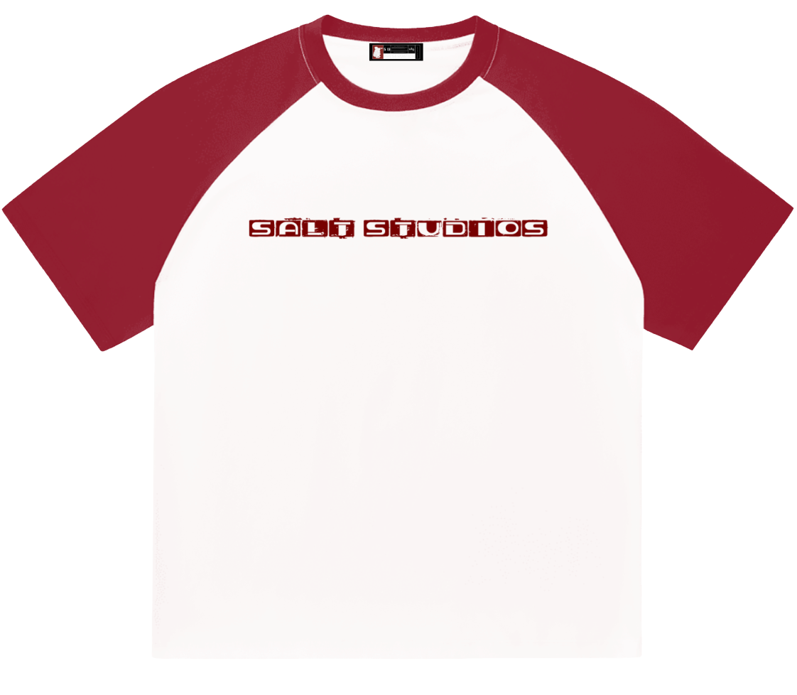 RED RAGLAN T SHIRT
