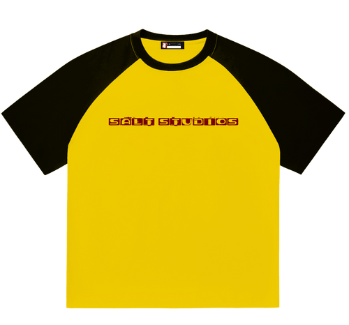 YELLOW RAGLAN T-SHIRT